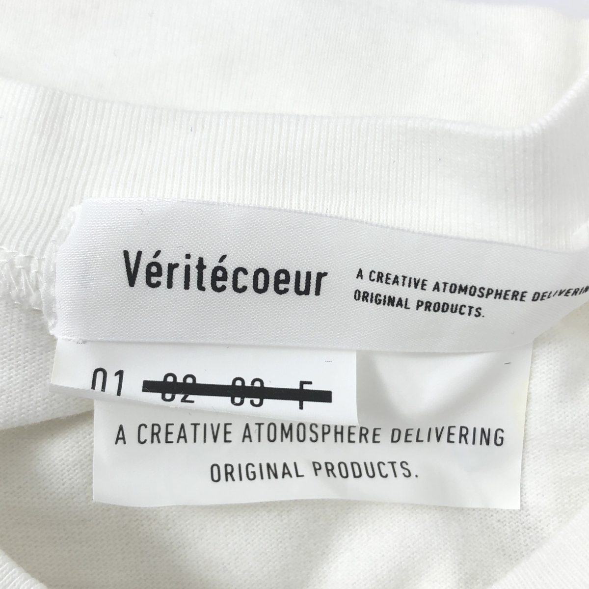 veritecoeur / ヴェリテクール コットン ロングスリーブ カットソー