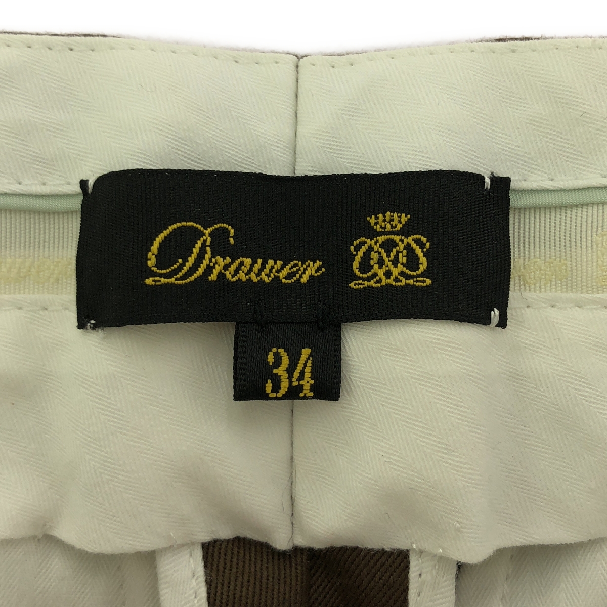 Drawer / ドゥロワー シャークスキンクロップド スラックス パンツ