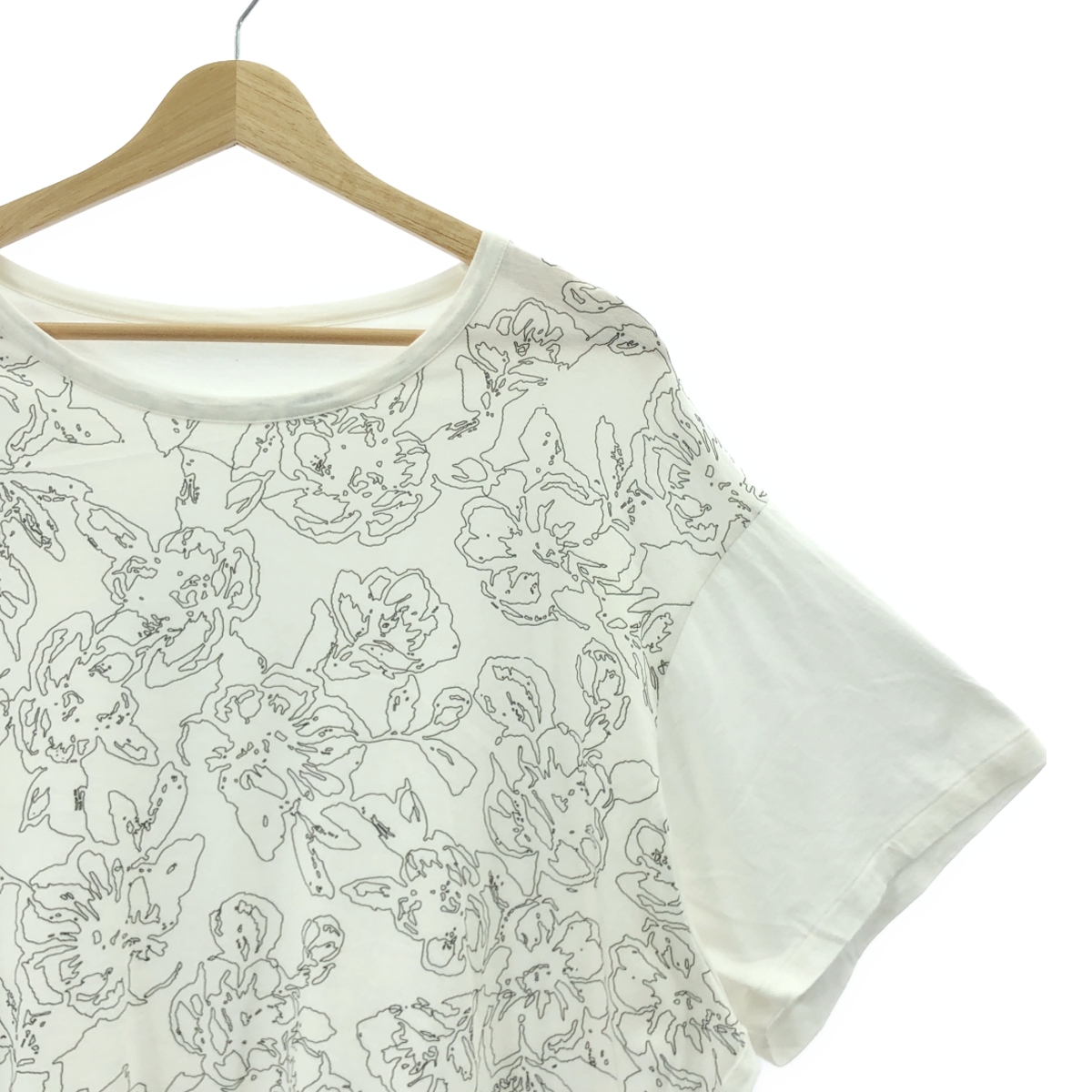 Ground Y / グラウンドワイ フロント総柄プリント 半袖 Tシャツ