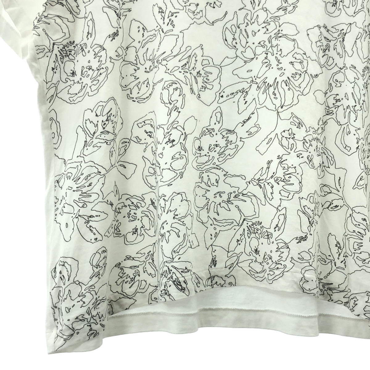 Ground Y / グラウンドワイ フロント総柄プリント 半袖 Tシャツ