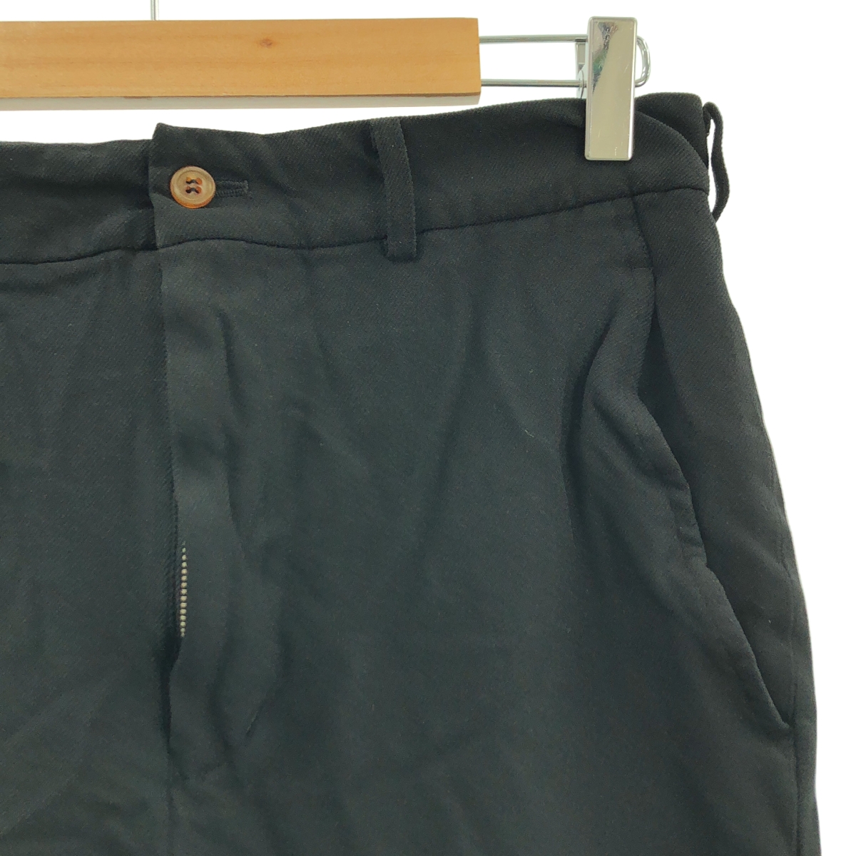 COMME des GARCONS / コムデギャルソン ポリエステル 製品加工 ロールアップ スラックス パンツ