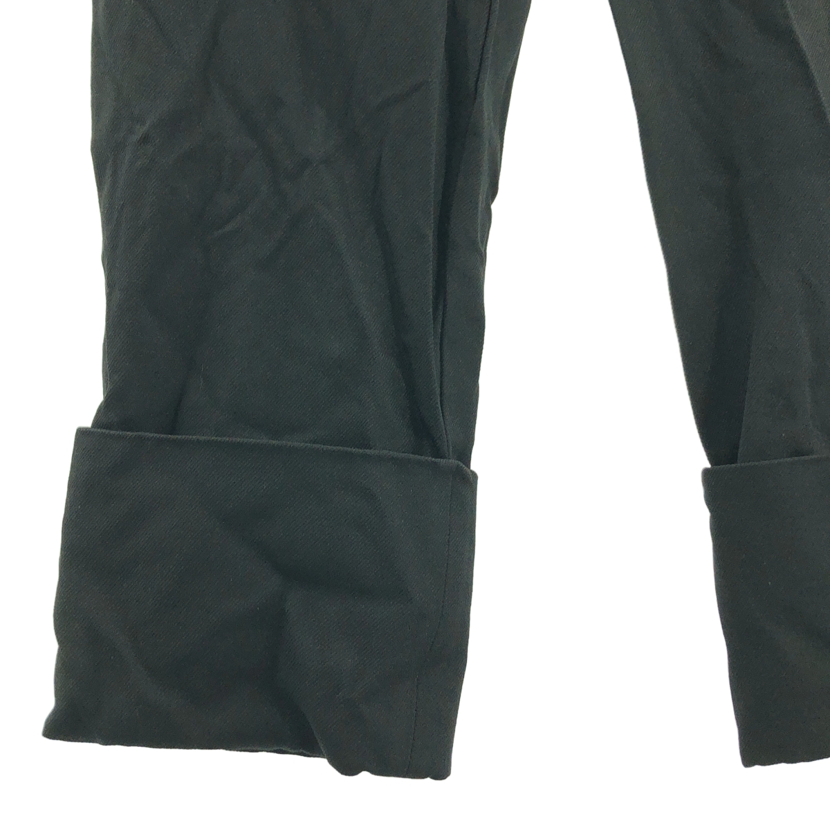 COMME des GARCONS / コムデギャルソン ポリエステル 製品加工 ロールアップ スラックス パンツ