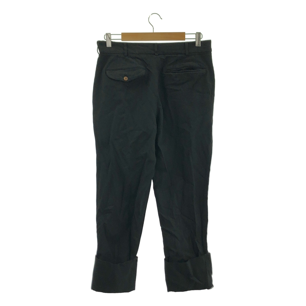 COMME des GARCONS / コムデギャルソン ポリエステル 製品加工 ロールアップ スラックス パンツ