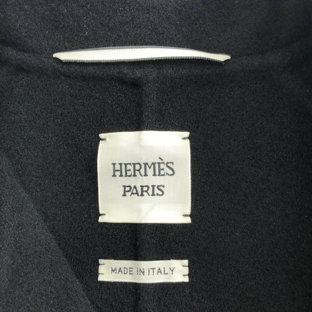 HERMES / エルメス カシミヤ ダブルフェイス ショートジャケット