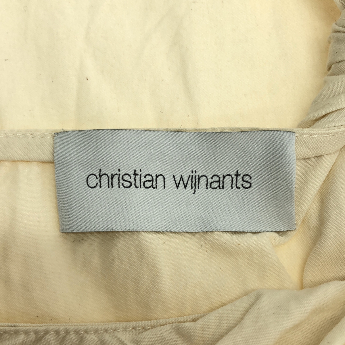 Christian Wijnants / クリスチャンワイナンツ ギャザーデザイン コットン ワンピース