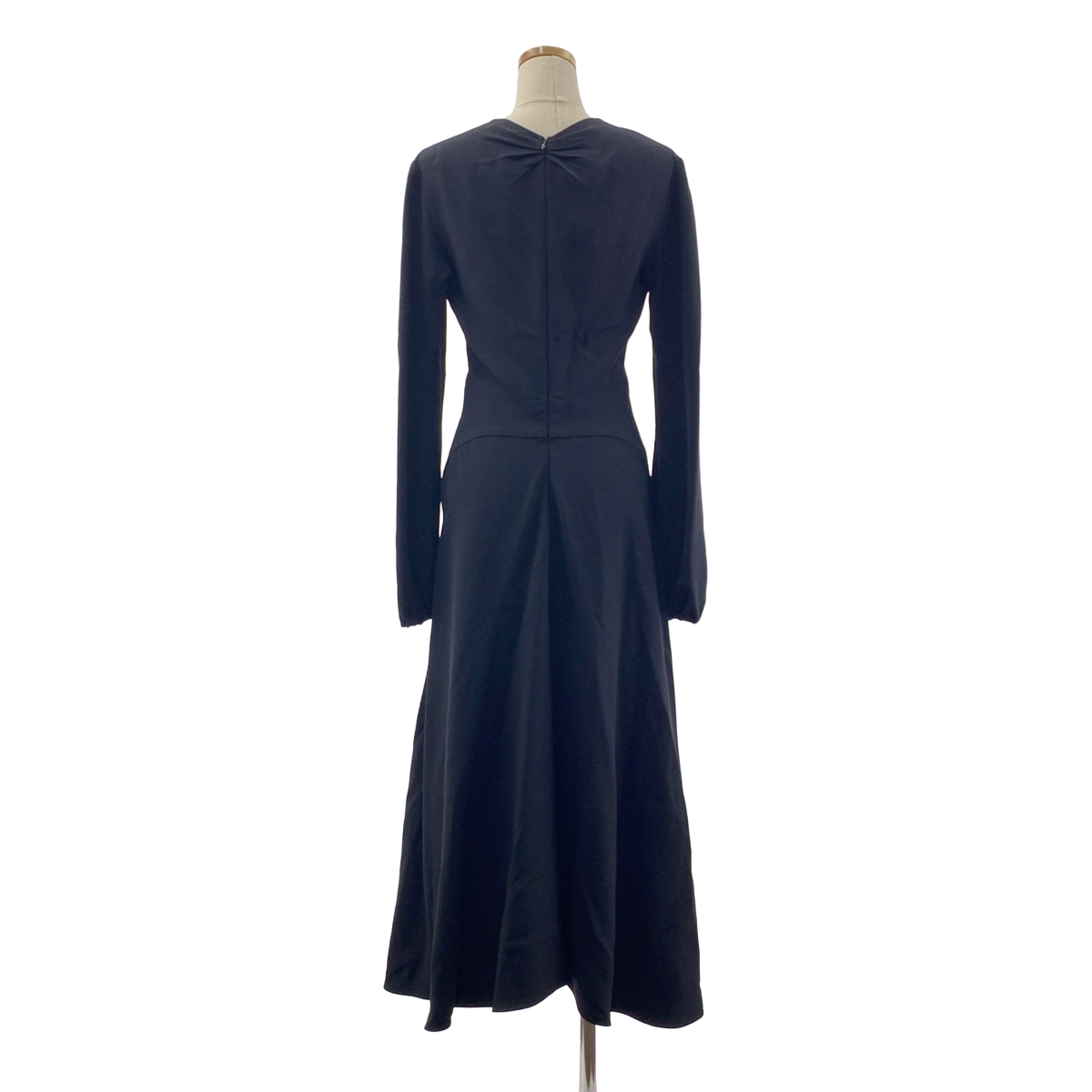 N°21 / ヌメロヴェントゥーノ アセテート レーヨン バックジップ ドレス ワンピース