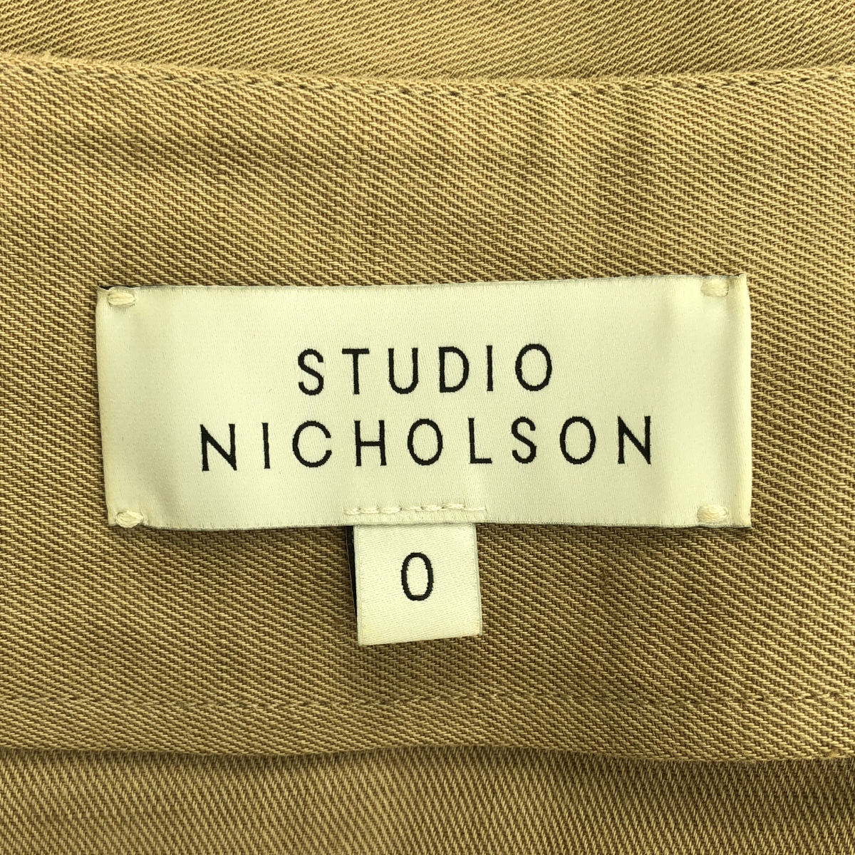 Studio Nicholson / スタジオニコルソン TRICK SKIRT / レーヨン リネン サイドジップ スカート