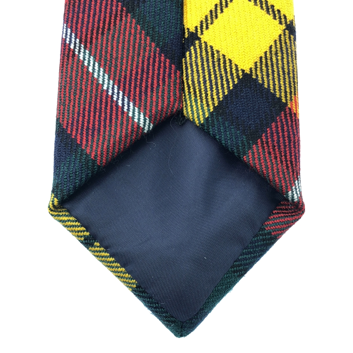 その他 タータンチェック ウール ネクタイ