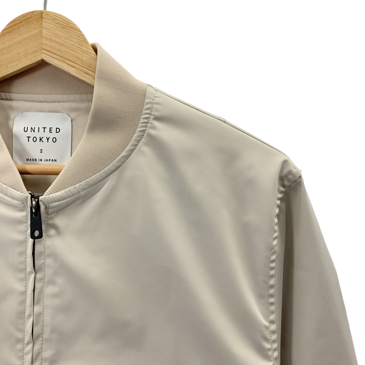 UNITED TOKYO / ユナイテッドトウキョウ フルジップ リブ ブルゾン ジャケット / 総裏地