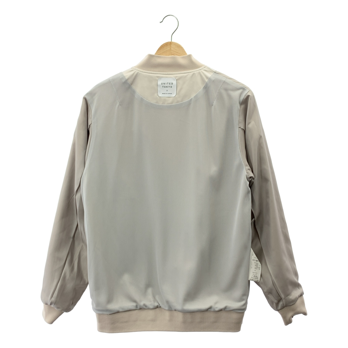 UNITED TOKYO / ユナイテッドトウキョウ フルジップ リブ ブルゾン ジャケット / 総裏地