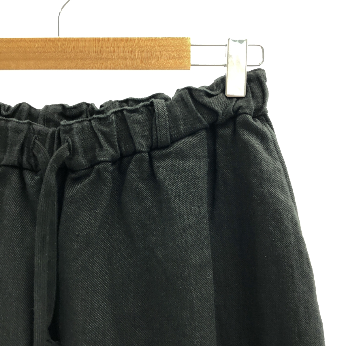 MITTAN / ミッタン PT-84 / 綾織大麻 ドローストリング ワイド イージーパンツ