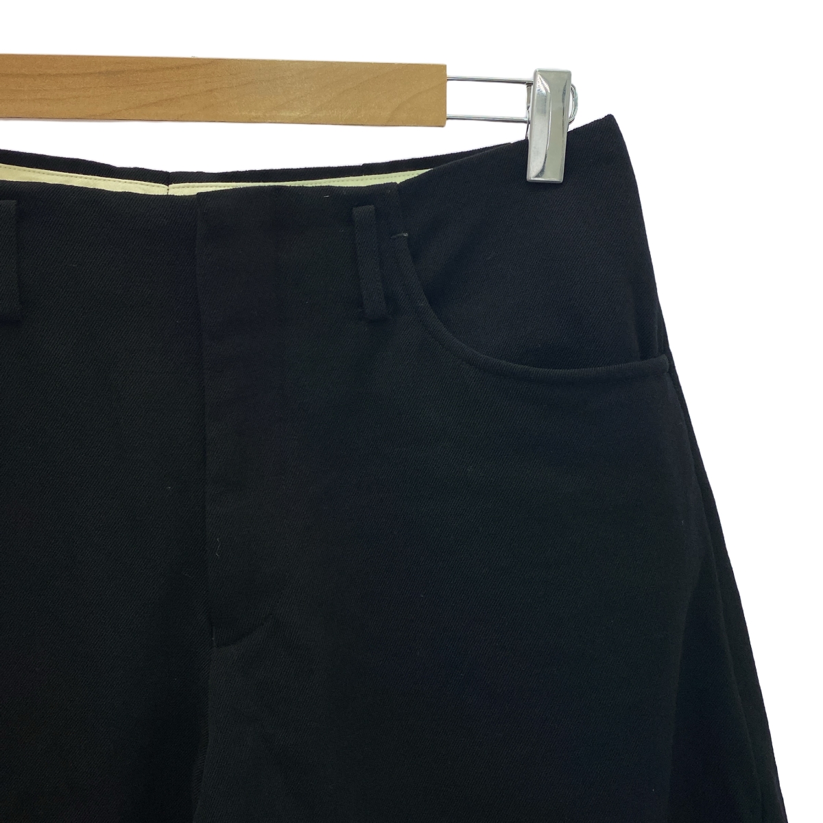 COMME des GARCONS HOMME PLUS / コムデギャルソンオムプリュス 恐竜 装飾 ウール ワイド スラックスパンツ