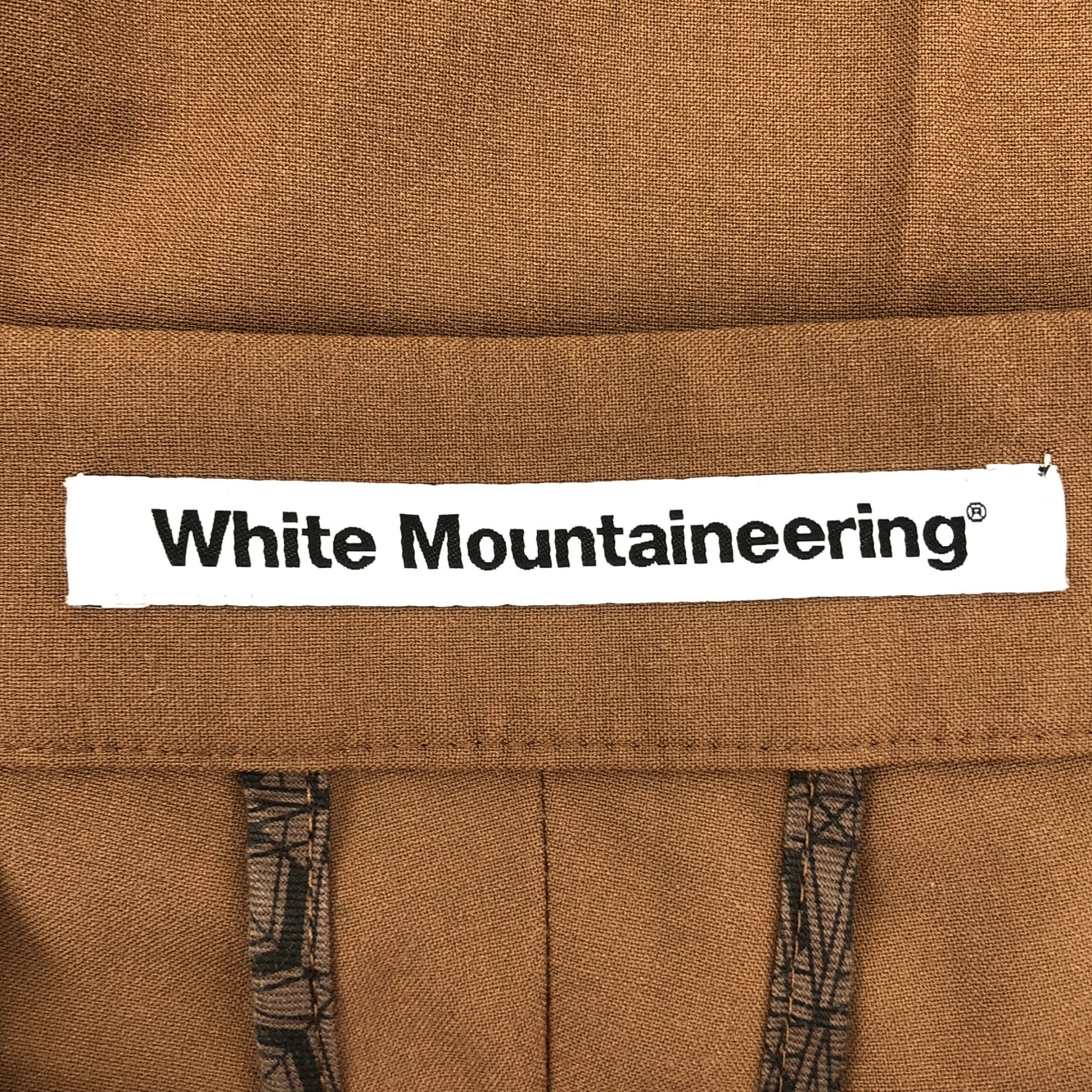 White Mountaineering / ホワイトマウンテニアリング 2 TUCKED WIDE TAPERED PANTS 2タック ワイド テーパードパンツ