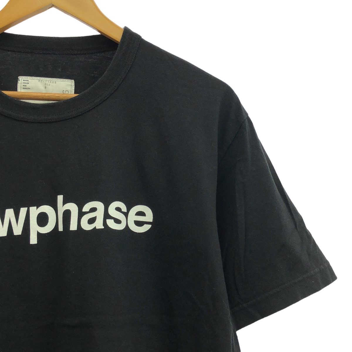 sacai / サカイ newphase / メッセージ 両面プリント Tシャツ カットソー
