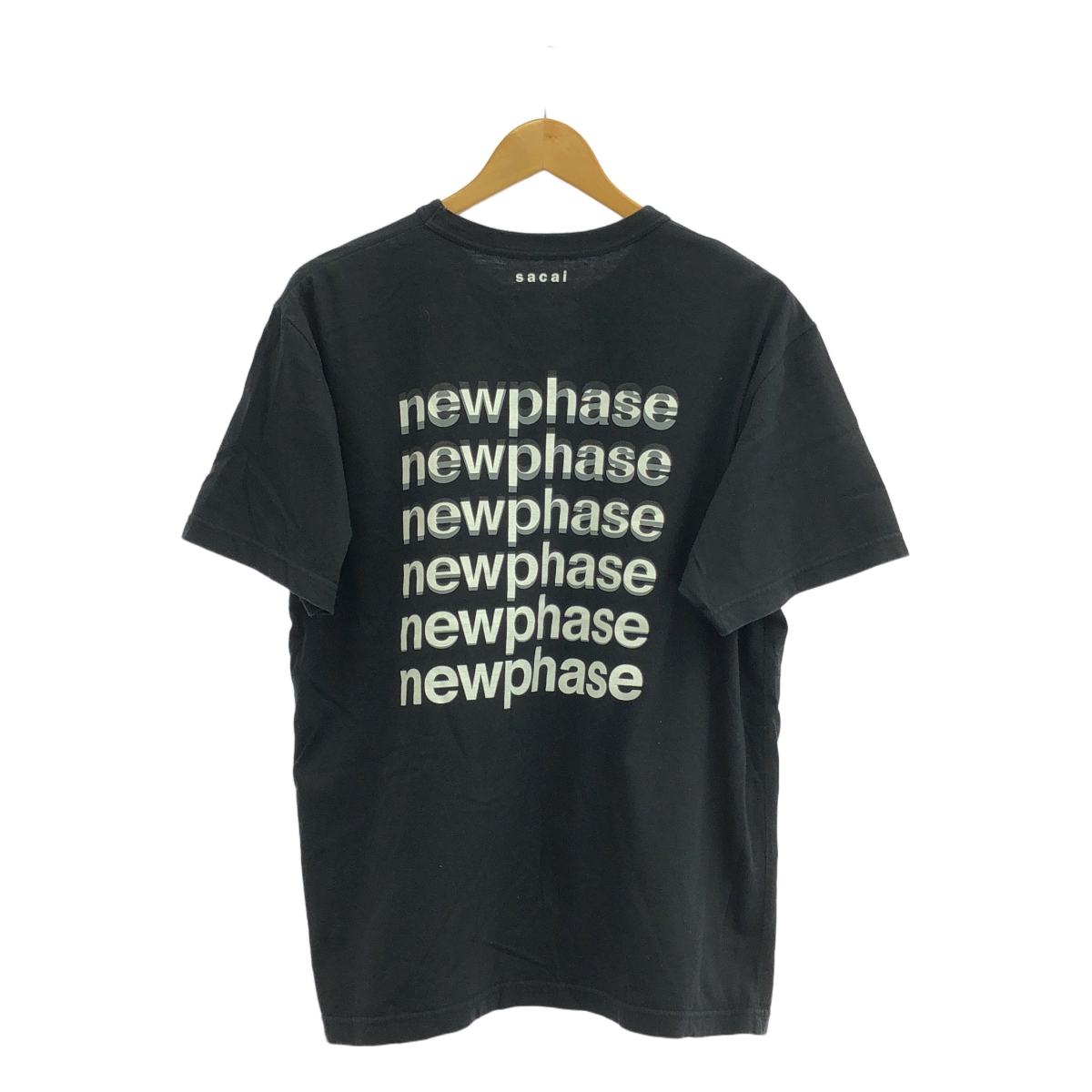 sacai / サカイ newphase / メッセージ 両面プリント Tシャツ カットソー