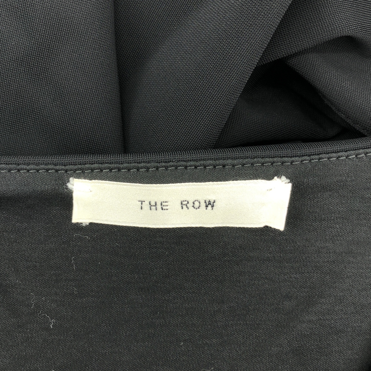 THE ROW / ザロウ V-Neck Elastic Dress ハーフスリーブ ロング ワンピース