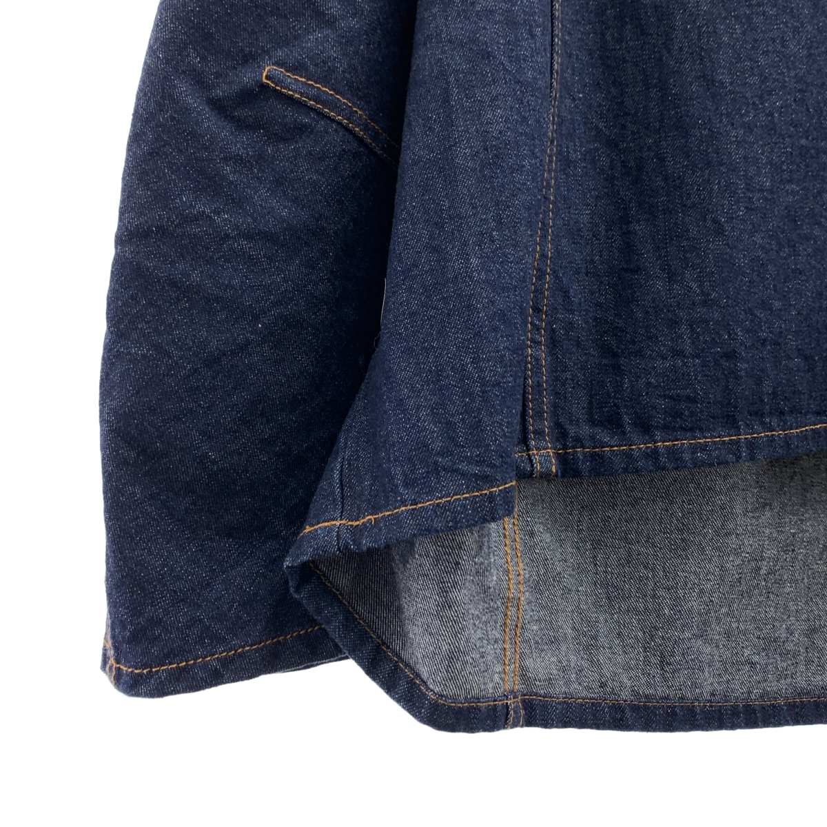 CURRENTAGE / カレンテージ ショートレングスデニムプルオーバー