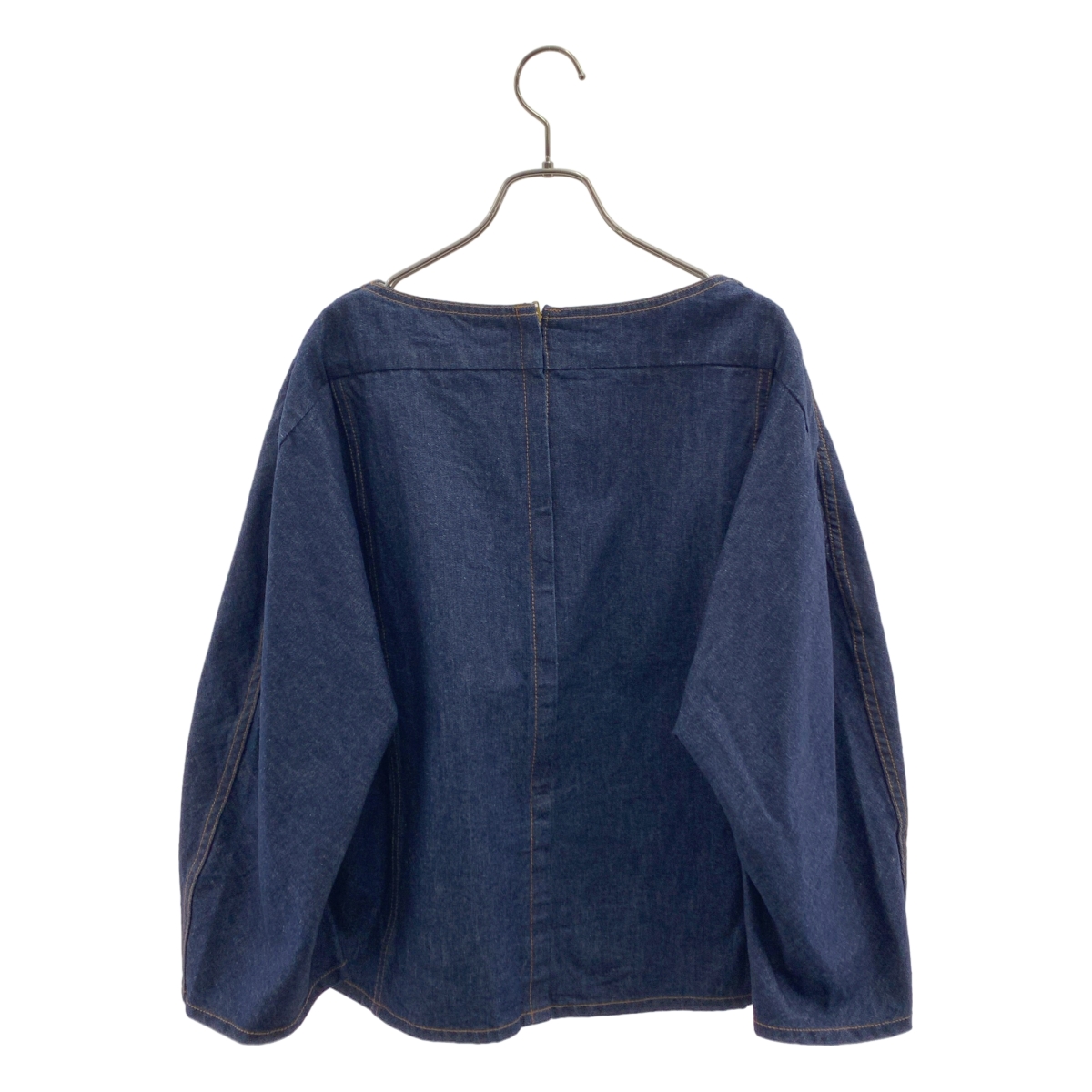 CURRENTAGE / カレンテージ ショートレングスデニムプルオーバー