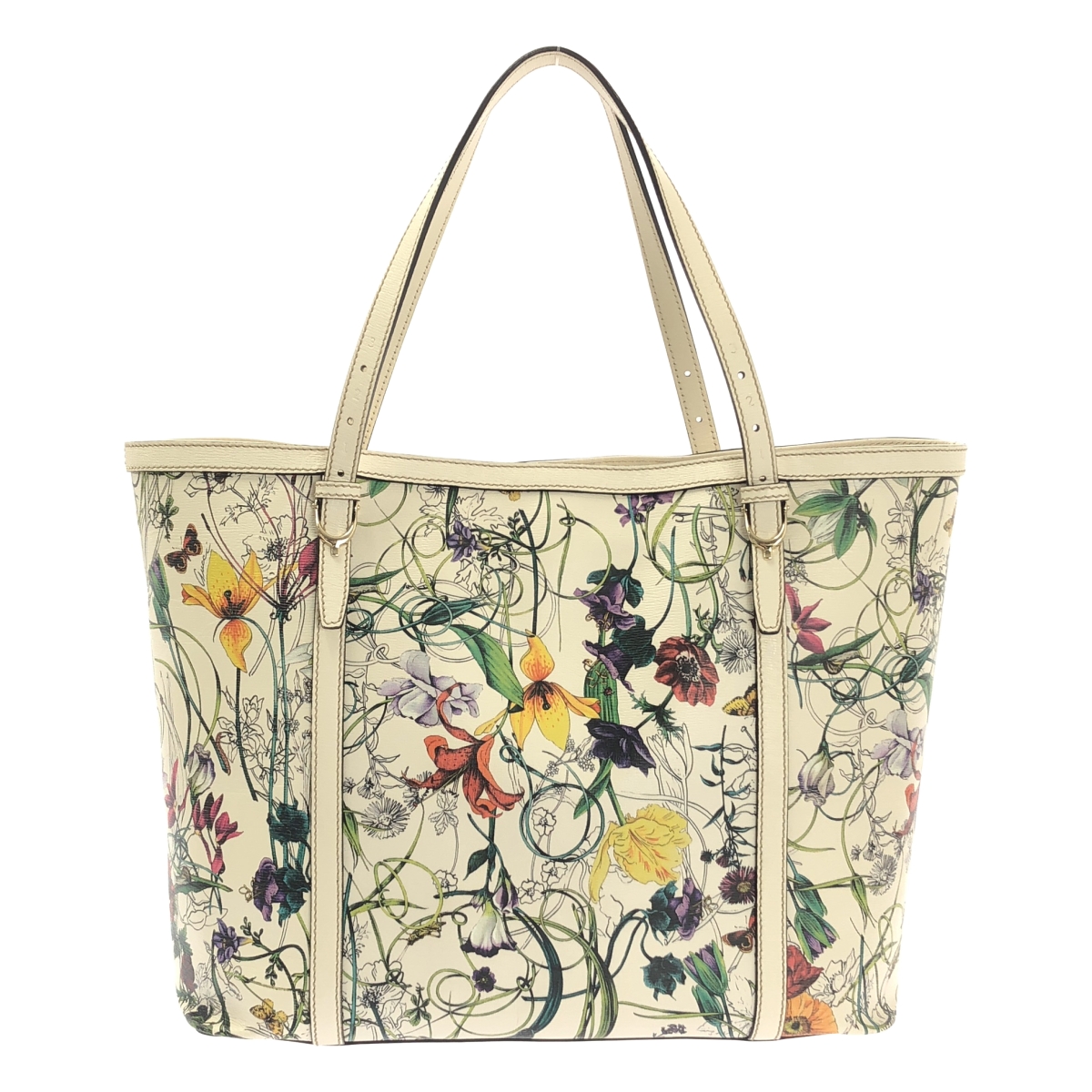 GUCCI 花柄キャンバスエコバッグ GUCCI 花柄キャンバスエコバッグ GUCCI 花柄キャンバスエコバッグ