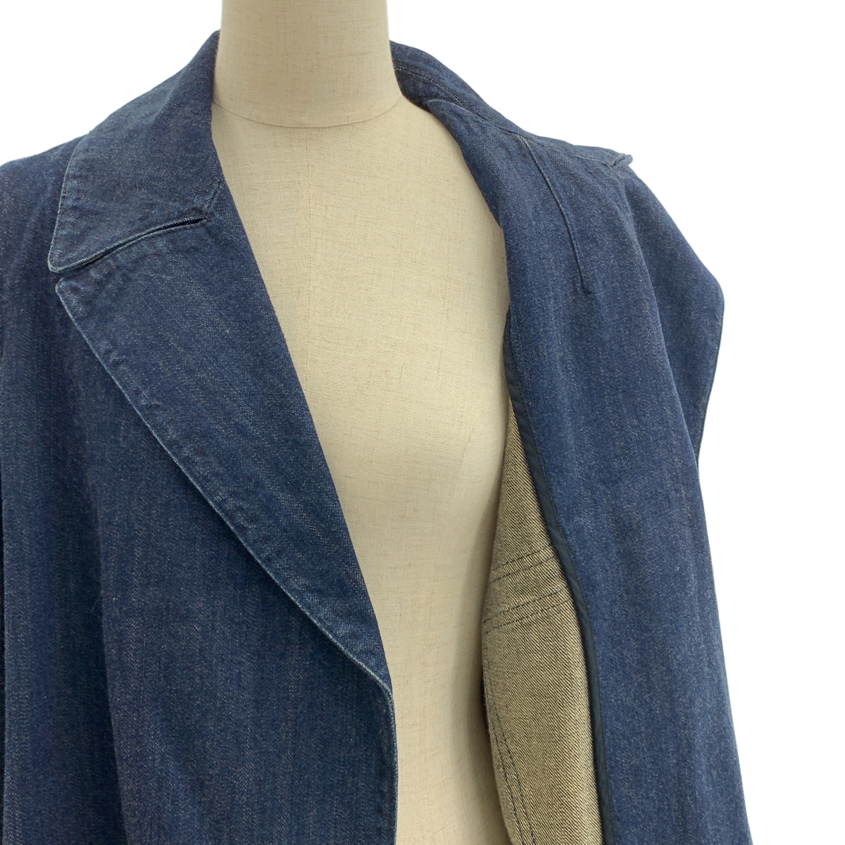 THE ROW / ザロウ ベルテッド ボタンレス デニムジャケット