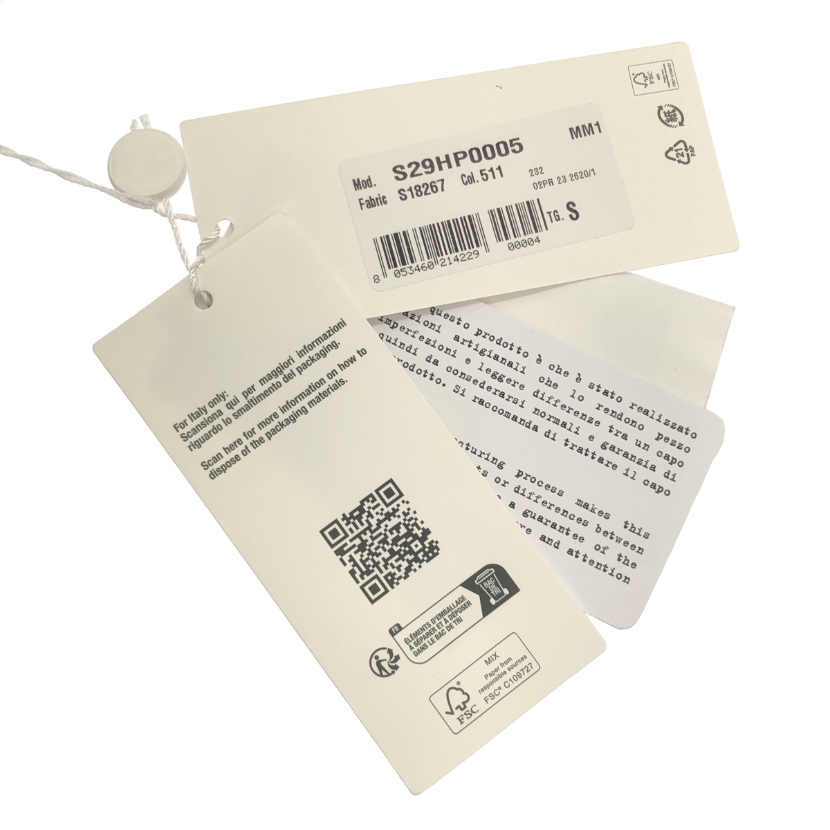 Maison Margiela / メゾンマルジェラ キャット エンブロイダリー ダメージ加工 Vネック カーディガン