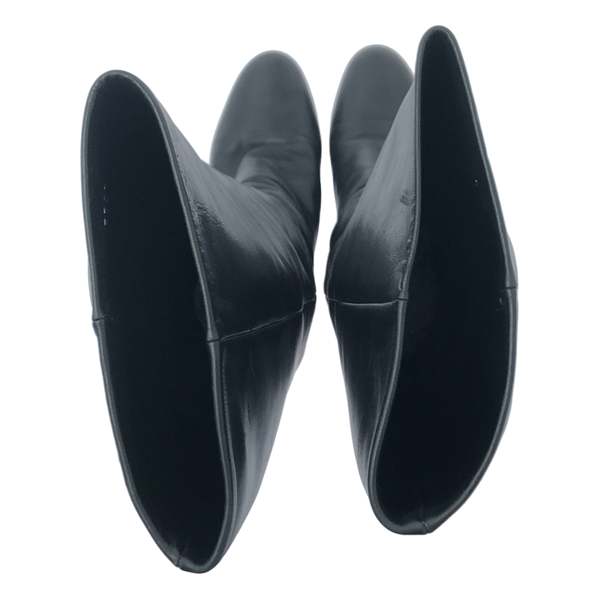 Martin Margiela / マルタンマルジェラ チャンキーヒール レザー ロング ブーツ