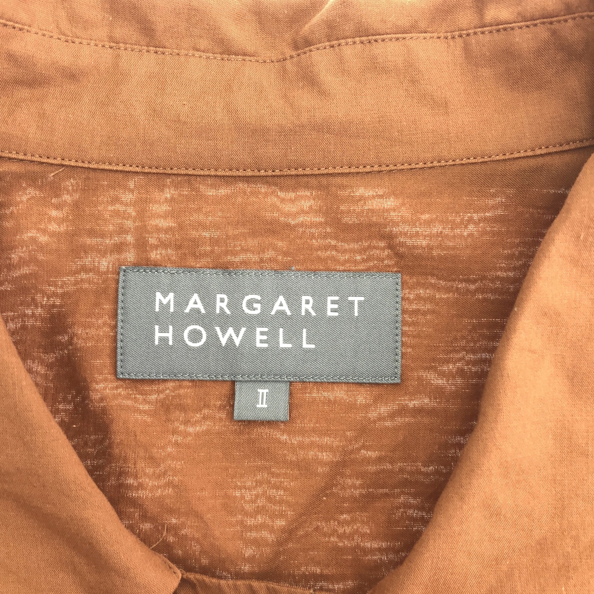 MARGARET HOWELL / マーガレットハウエル ウォッシュドコットン 長袖 シャツ