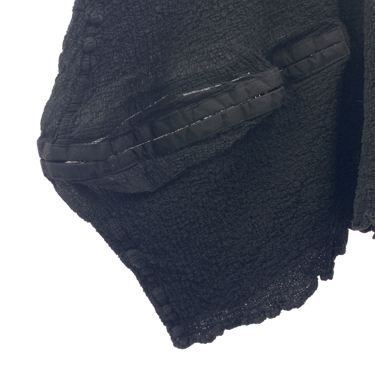 me ISSEY MIYAKE / ミーイッセイミヤケ カリフラワー 縮絨加工 フック スカート