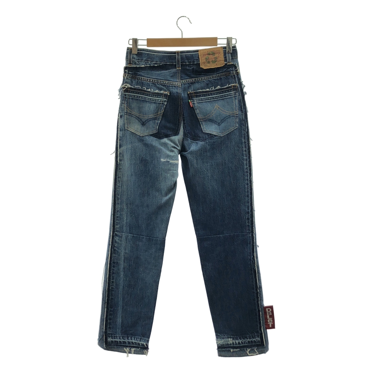 doublet / ダブレット ×Levi's リーバイス / QUARTER DENIM UPCYCLE STRAIGHT PANTS 再構築 ストレート デニムパンツ