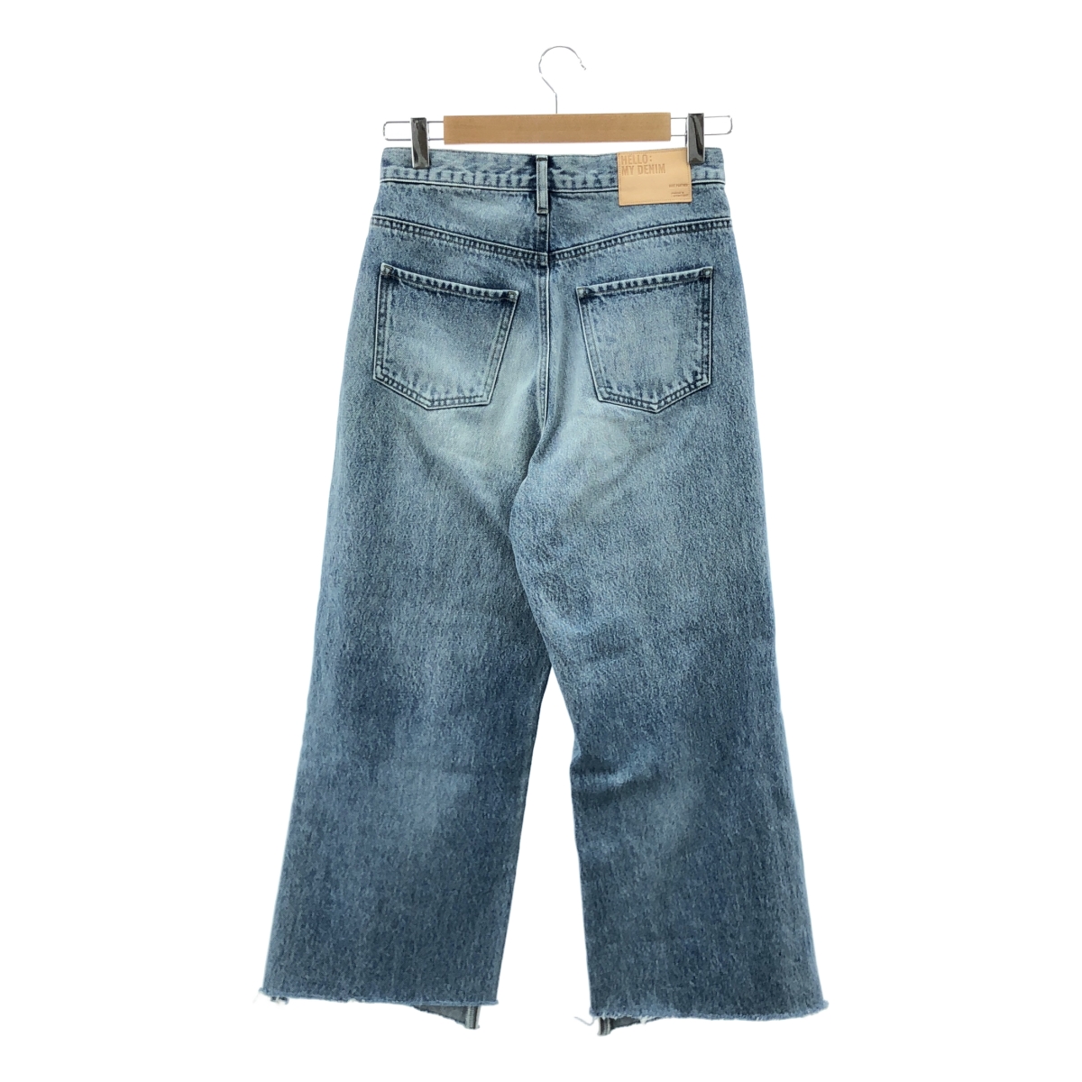 L'Appartement / アパルトモン cropped wide denim / カットオフ クロップドワイドデニムパンツ