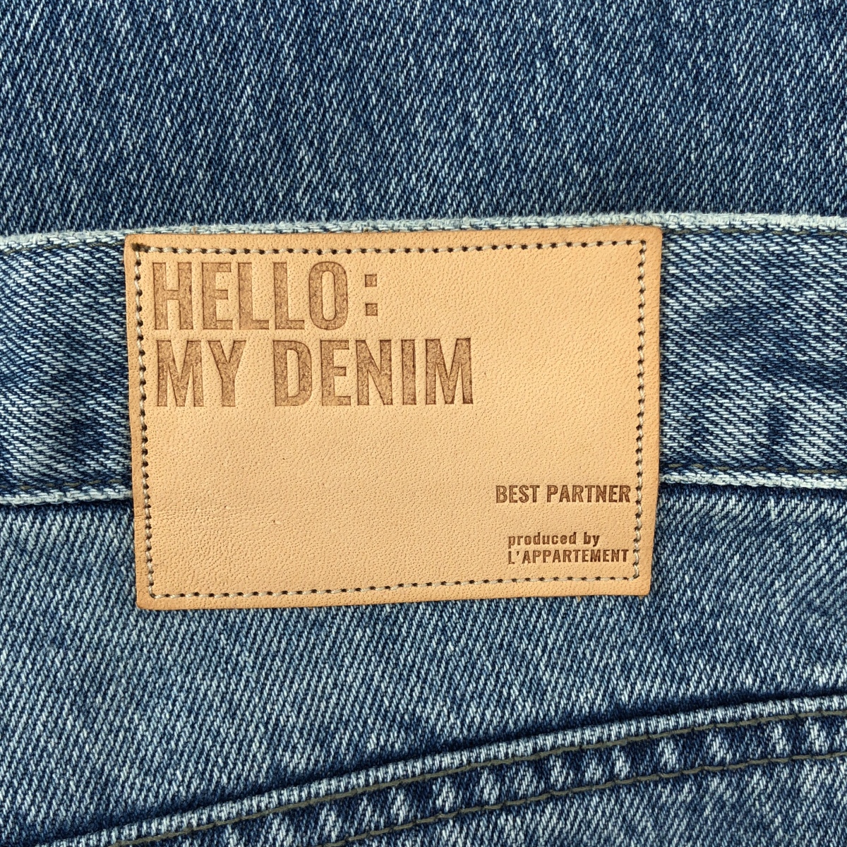 L'Appartement / アパルトモン cropped wide denim / カットオフ クロップドワイドデニムパンツ