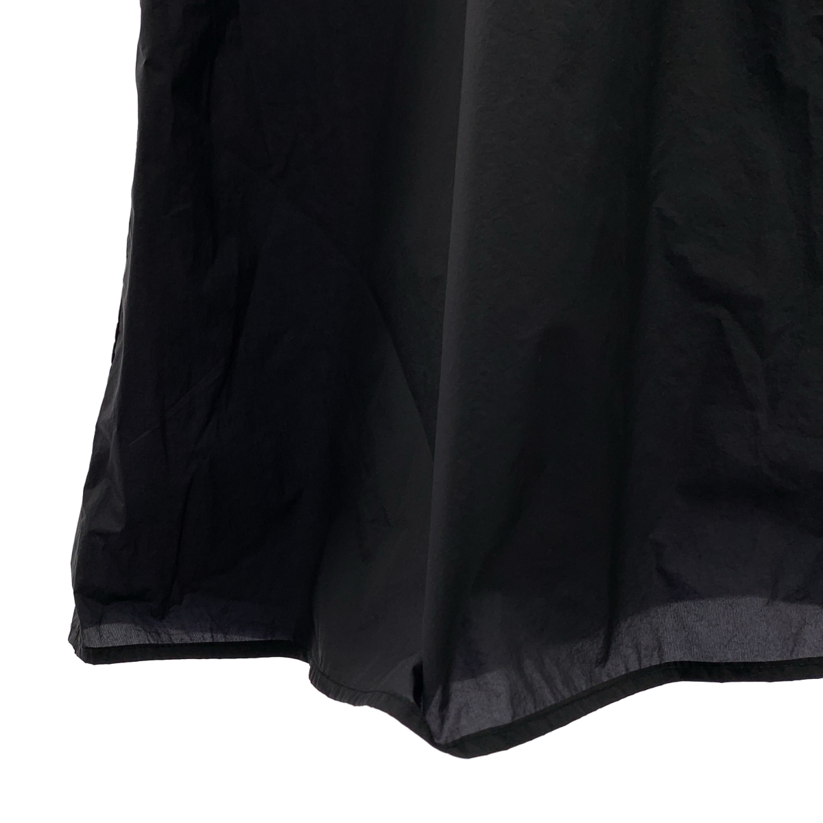 Honnete / オネット ナイロン フリルカラー ノースリーブワンピース