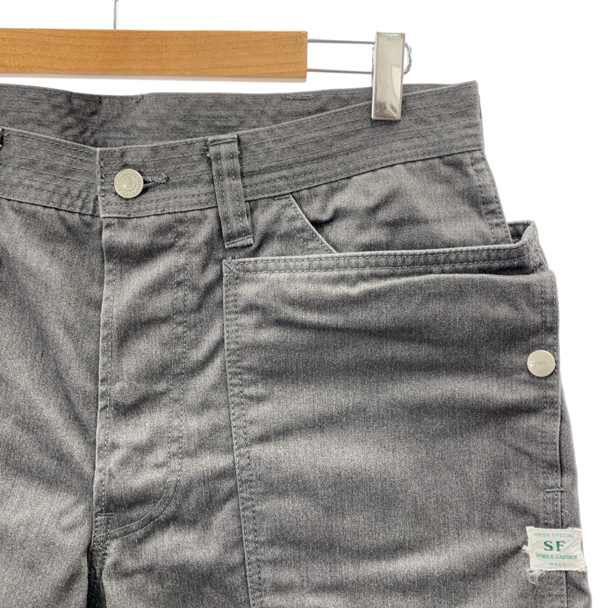 SASSAFRAS / ササフラス ダブルポケット ワイド カーゴ ショートパンツ ショーツ