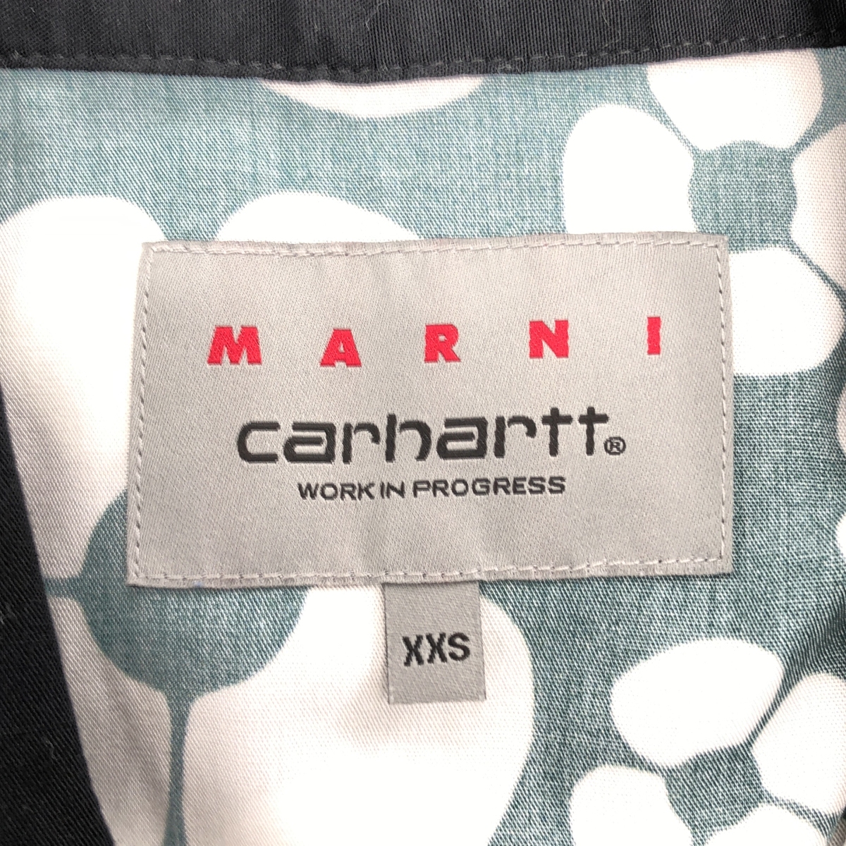 MARNI / マルニ × carhartt / レーヨン プリント オープンカラーシャツ