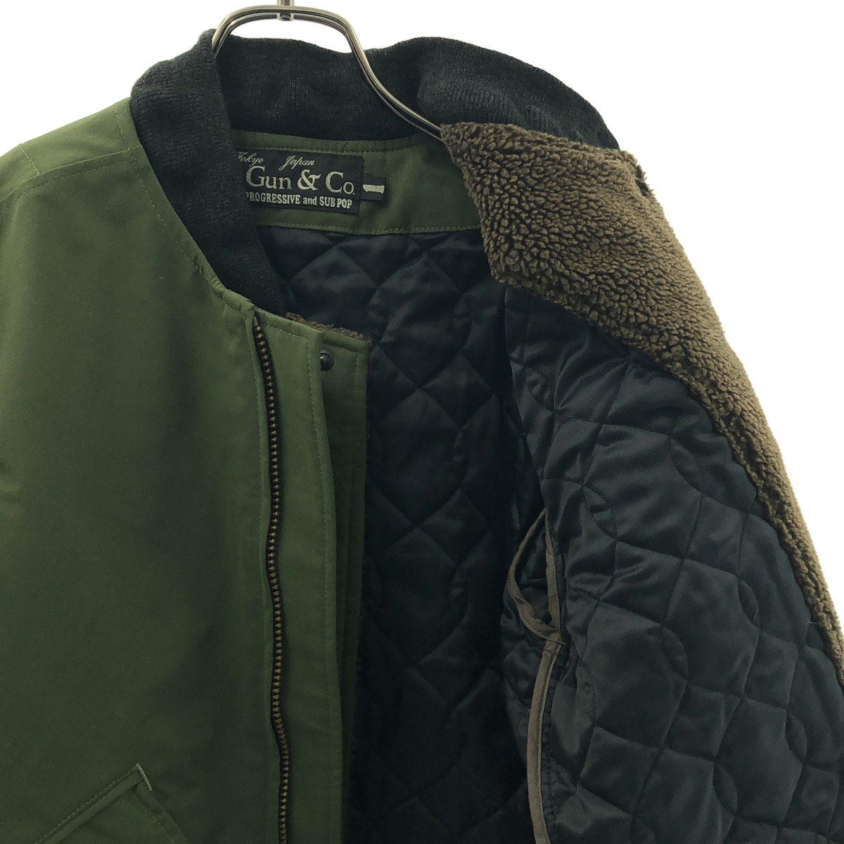 SLOWGUN / スロウガン ダブルアジャスター ブルゾン ジャケット / 着脱可ボアキルティングライナー