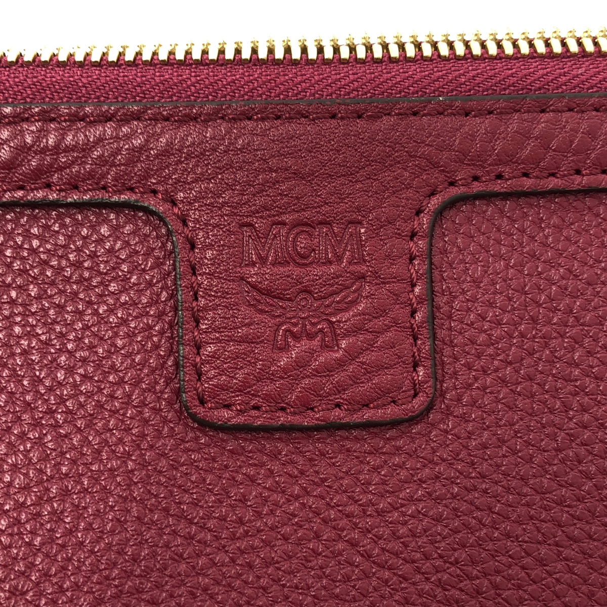 MCM / エムシーエム 2WAY レザー クラッチバッグ