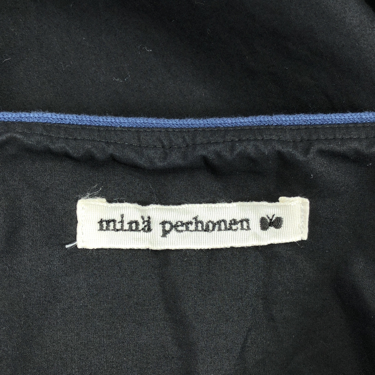 mina perhonen / ミナペルホネン choucho コットン ギャザー ブラウス