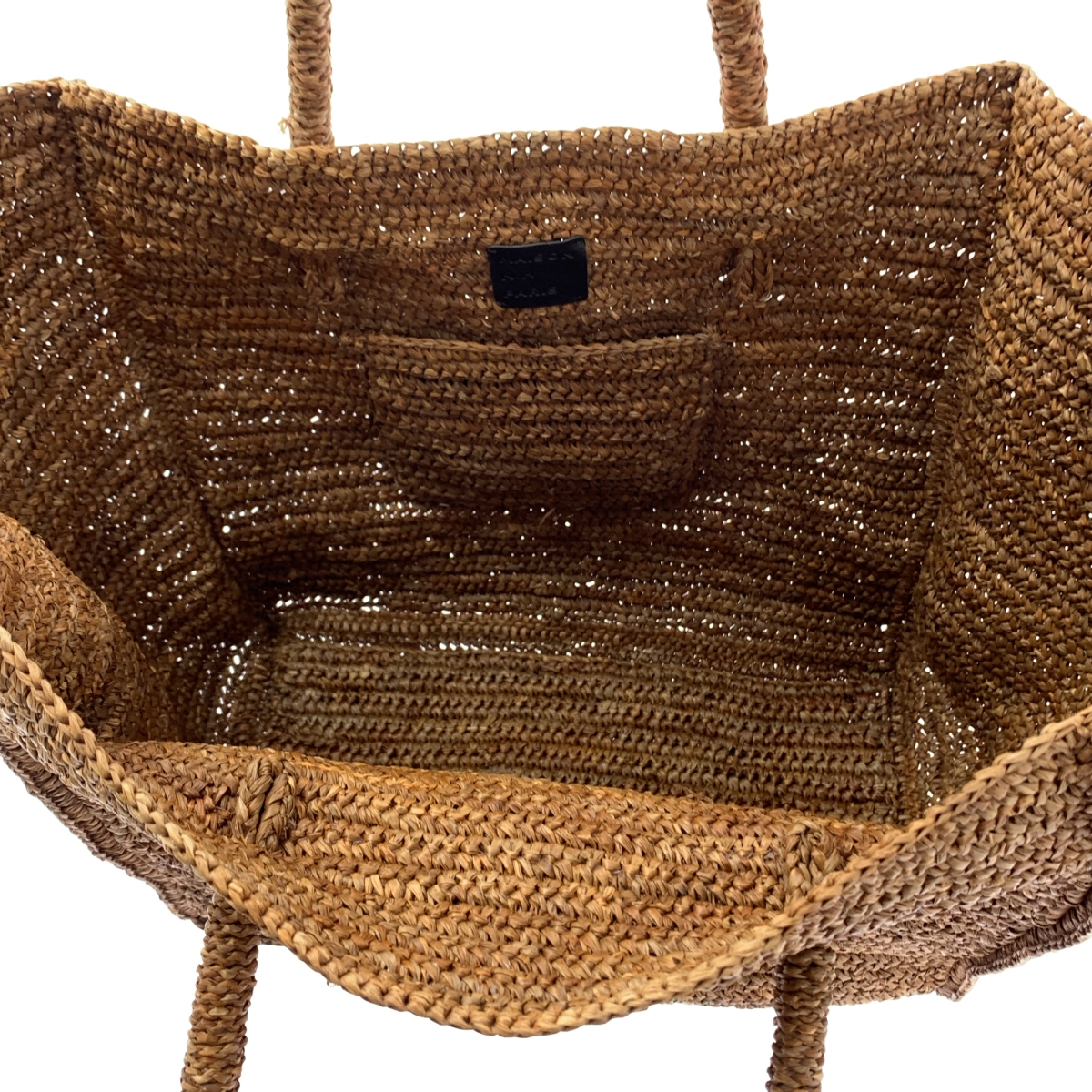 MAISON N.H PARIS / メゾンエヌアッシュパリ AVRIL BAG ラフィア カゴ トートバッグ