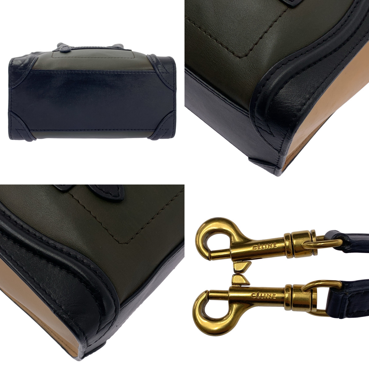 CELINE / セリーヌ by Phoebe Philo フィービー / ラゲージ ナノ トリコロール 2way ショルダーバッグ