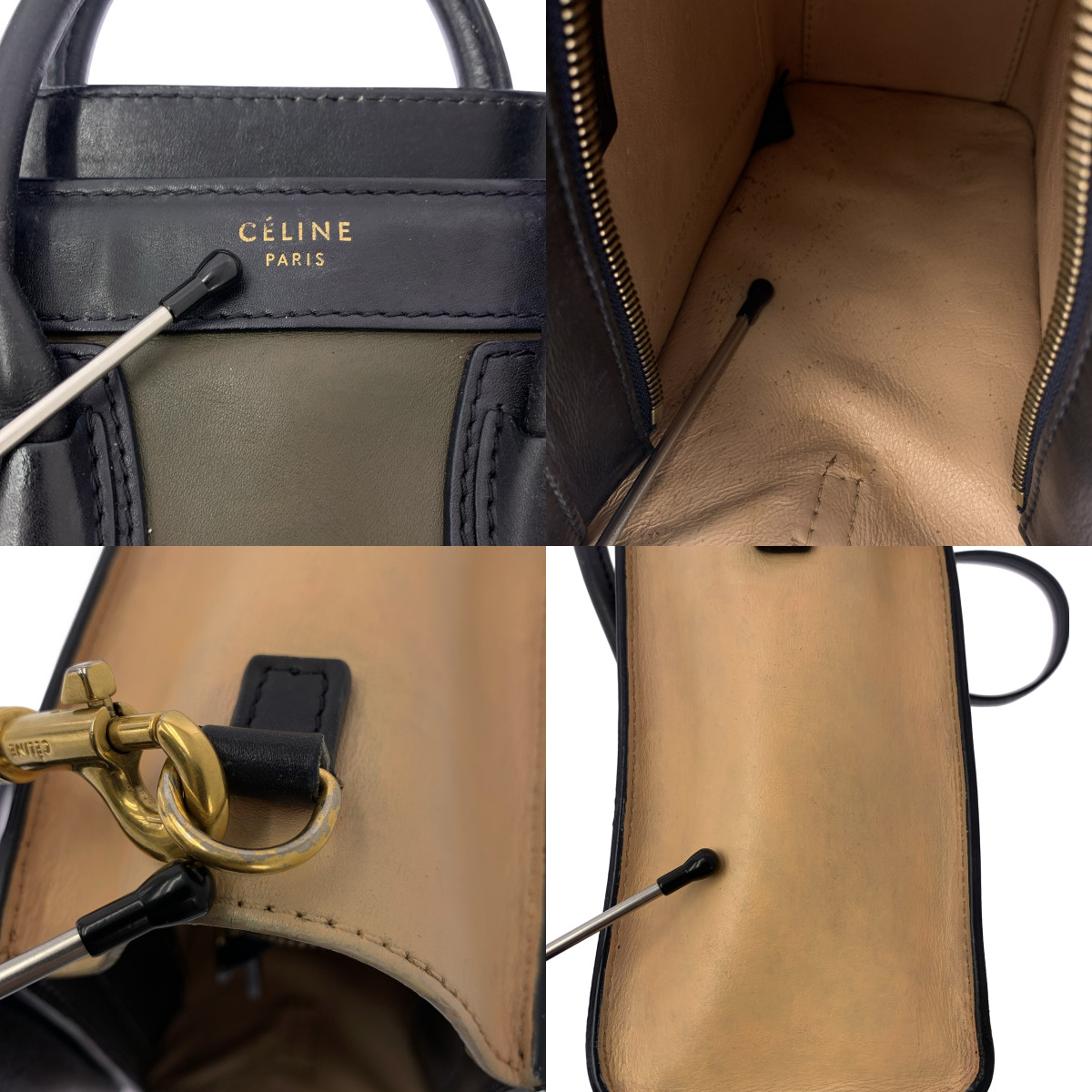 CELINE / セリーヌ by Phoebe Philo フィービー / ラゲージ ナノ トリコロール 2way ショルダーバッグ