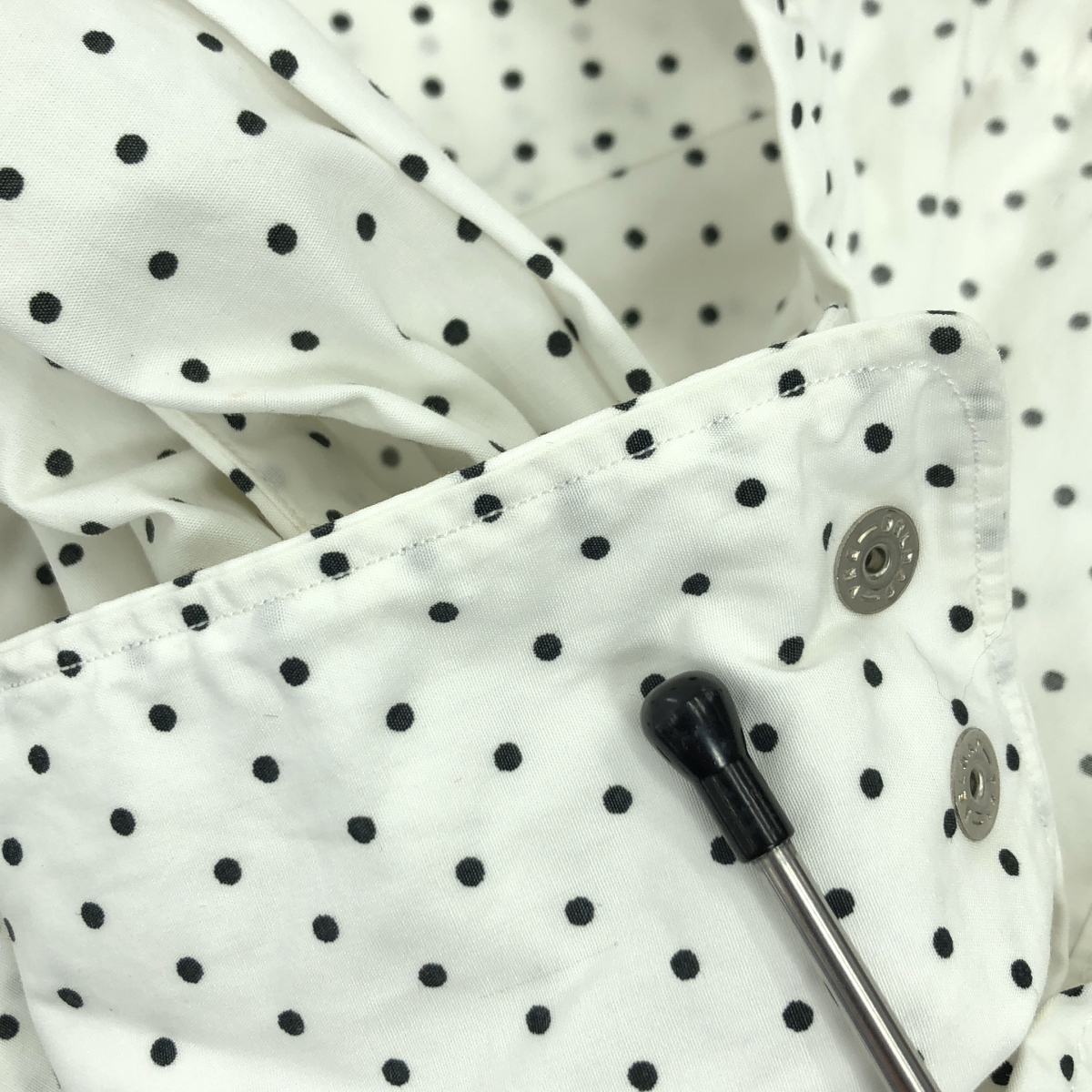 UNUSED / アンユーズド コットン ドット ウエスタンシャツ