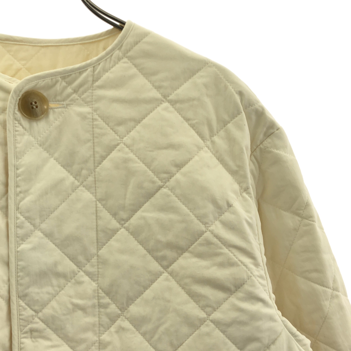 SINME / シンメ × KAPOK KNOT キルティング ノーカラーコート