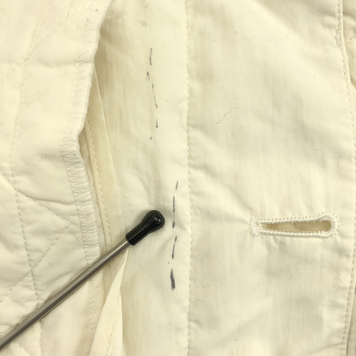 SINME / シンメ × KAPOK KNOT キルティング ノーカラーコート