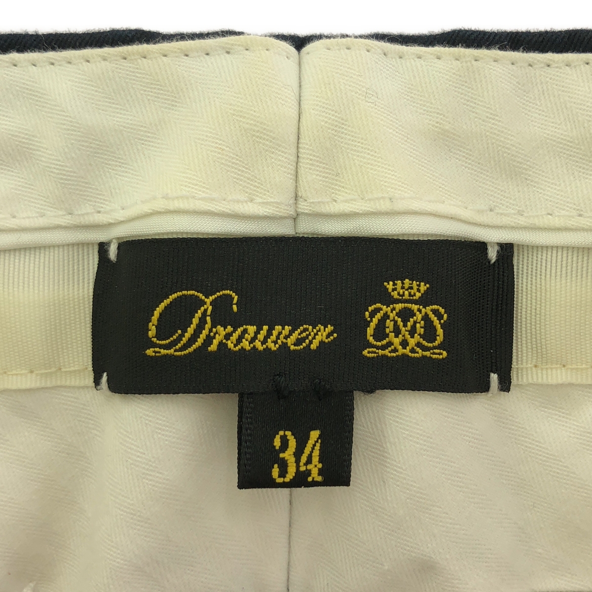 Drawer / ドゥロワー コットンギャバ テーパードパンツ