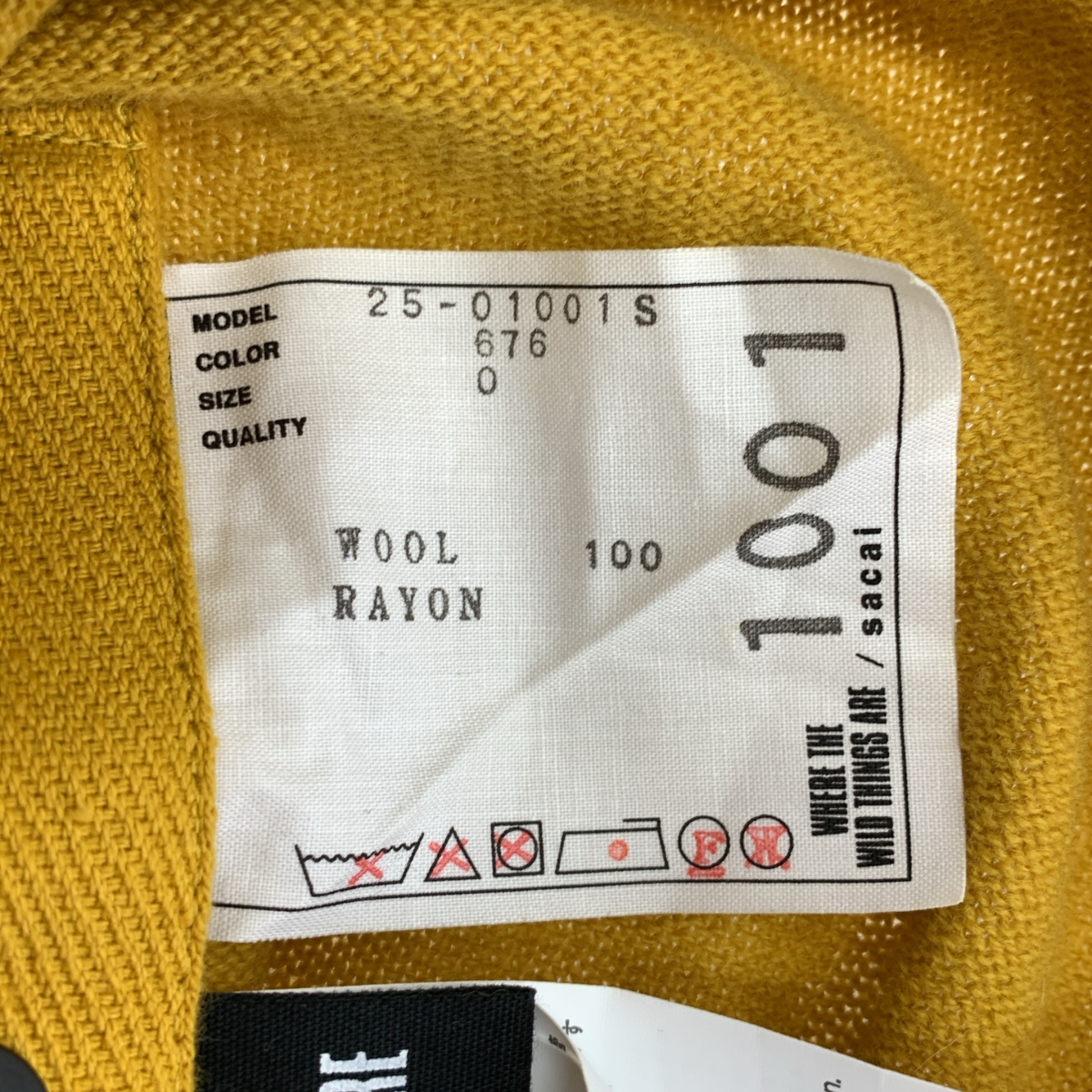 sacai / サカイ WHERE THE WILD THINGS ARE Wool Knit Pullover / ウール プルオーバー ニット セーター