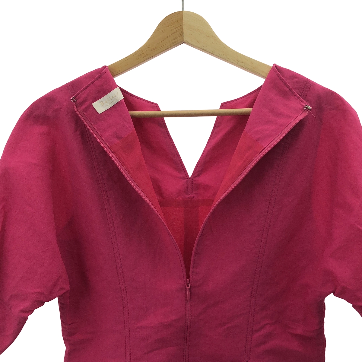 Tomorrowland BALLSEY / トゥモローランドボールジー リネン コットン ムーブ ウエストタック ワンピース