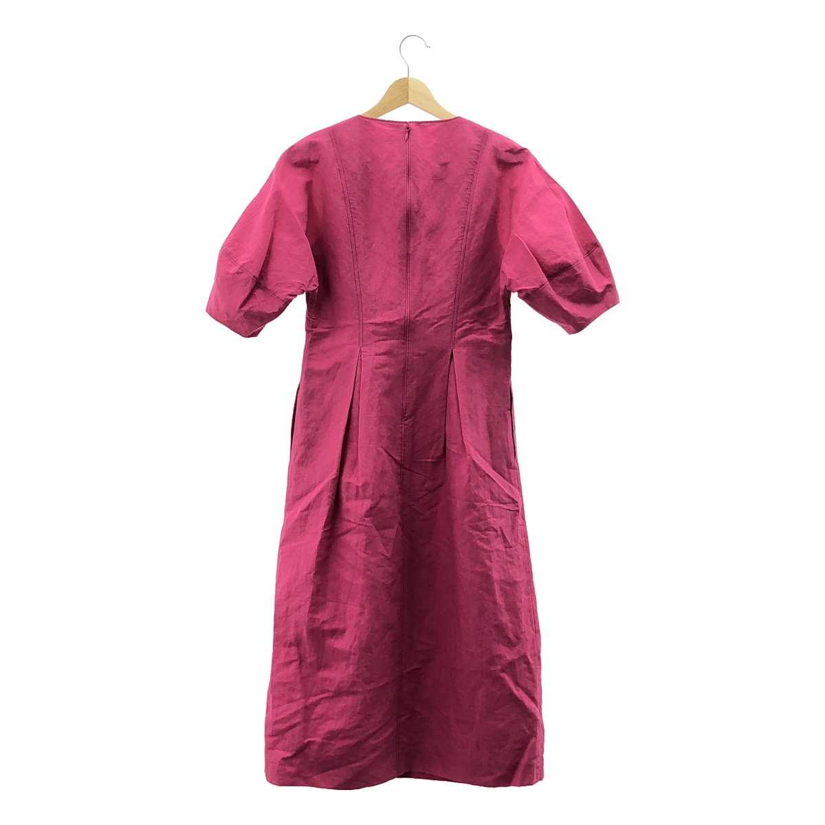 Tomorrowland BALLSEY / トゥモローランドボールジー リネン コットン ムーブ ウエストタック ワンピース