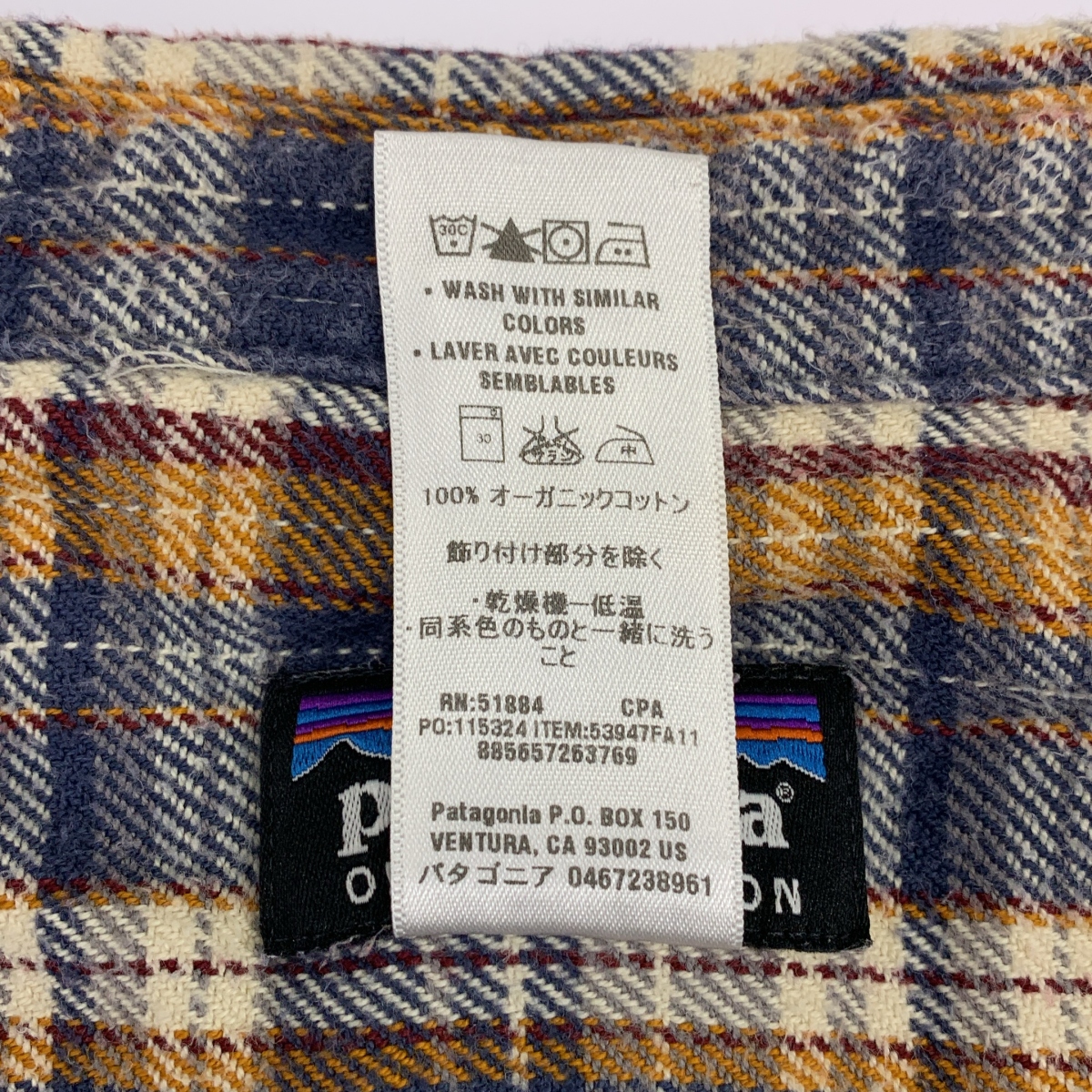 Patagonia / パタゴニア L/S Fjord Flannel Shirt / 53947 フィヨルドフランネル シャツ