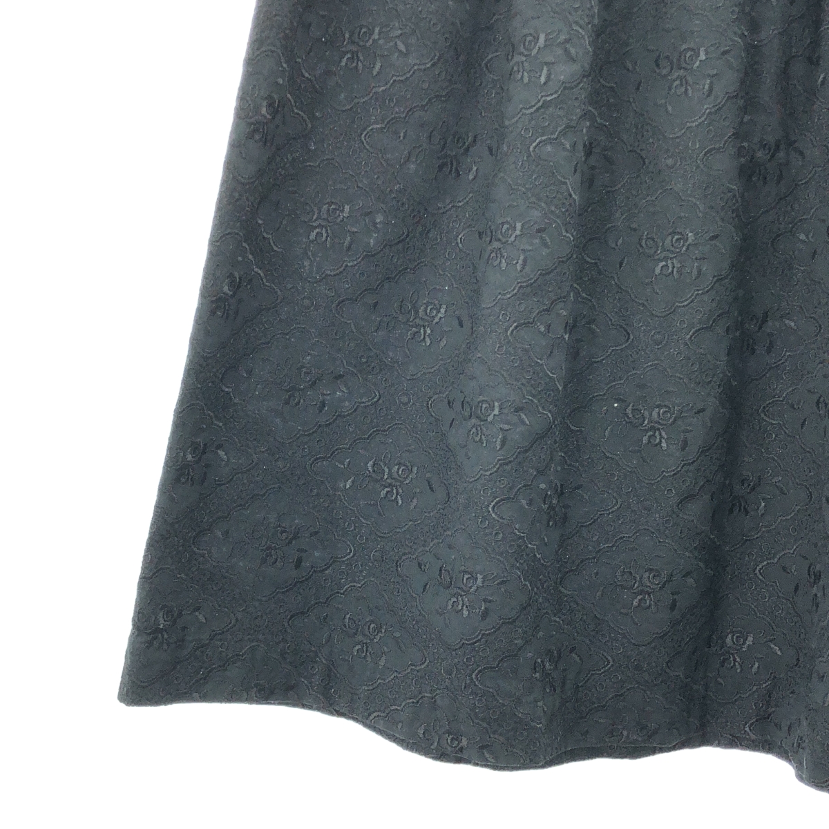 tricot COMME des GARCONS / トリココムデギャルソン エンブロイダリー ギャザースカート