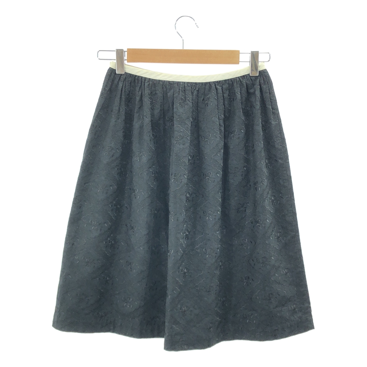 tricot COMME des GARCONS / トリココムデギャルソン エンブロイダリー ギャザースカート